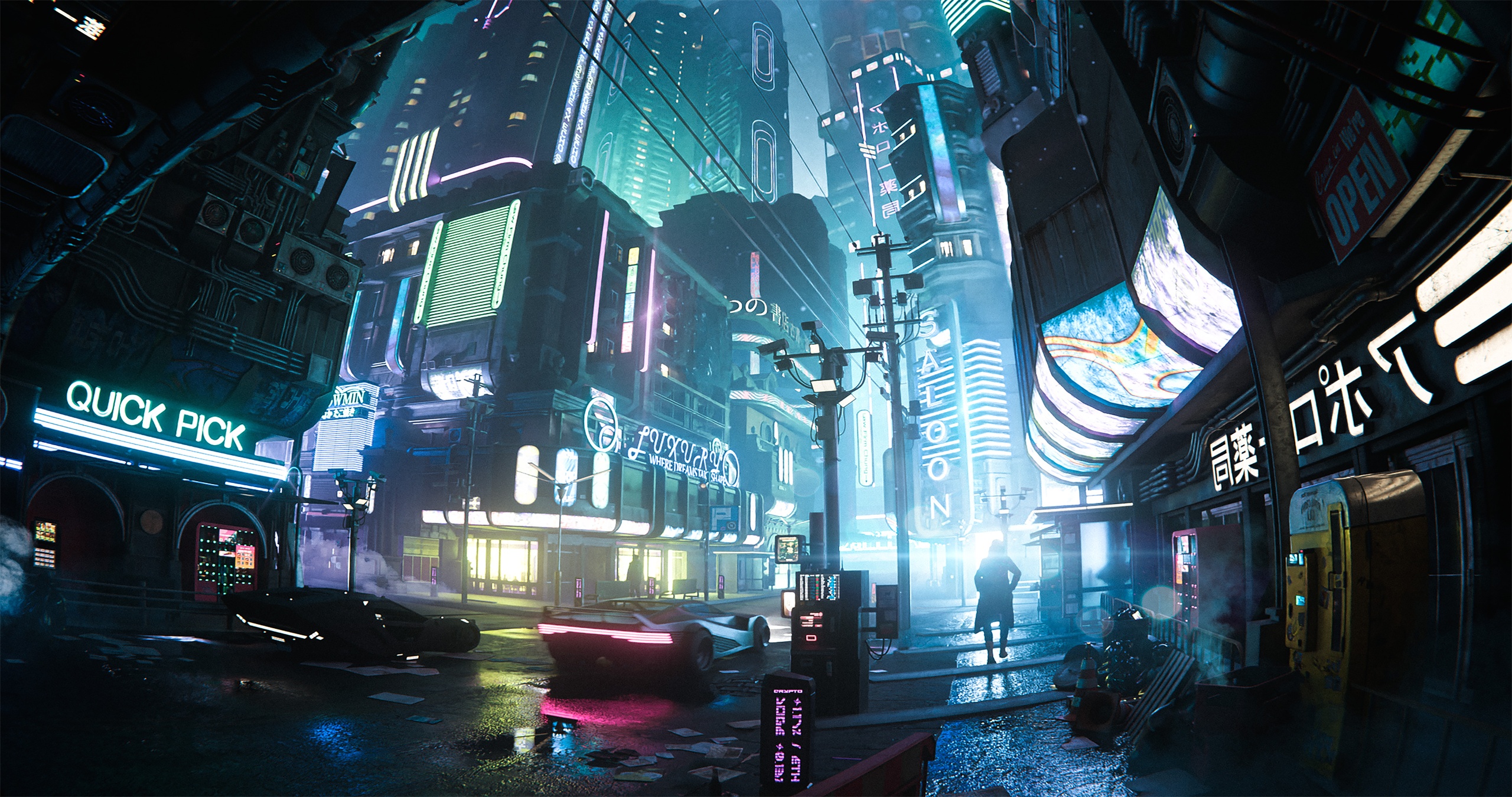 Medium 1 für Eintrag Neon Dystopia 3D Pack - Cyberpunk Classic Blade Runner Inspired buildings props