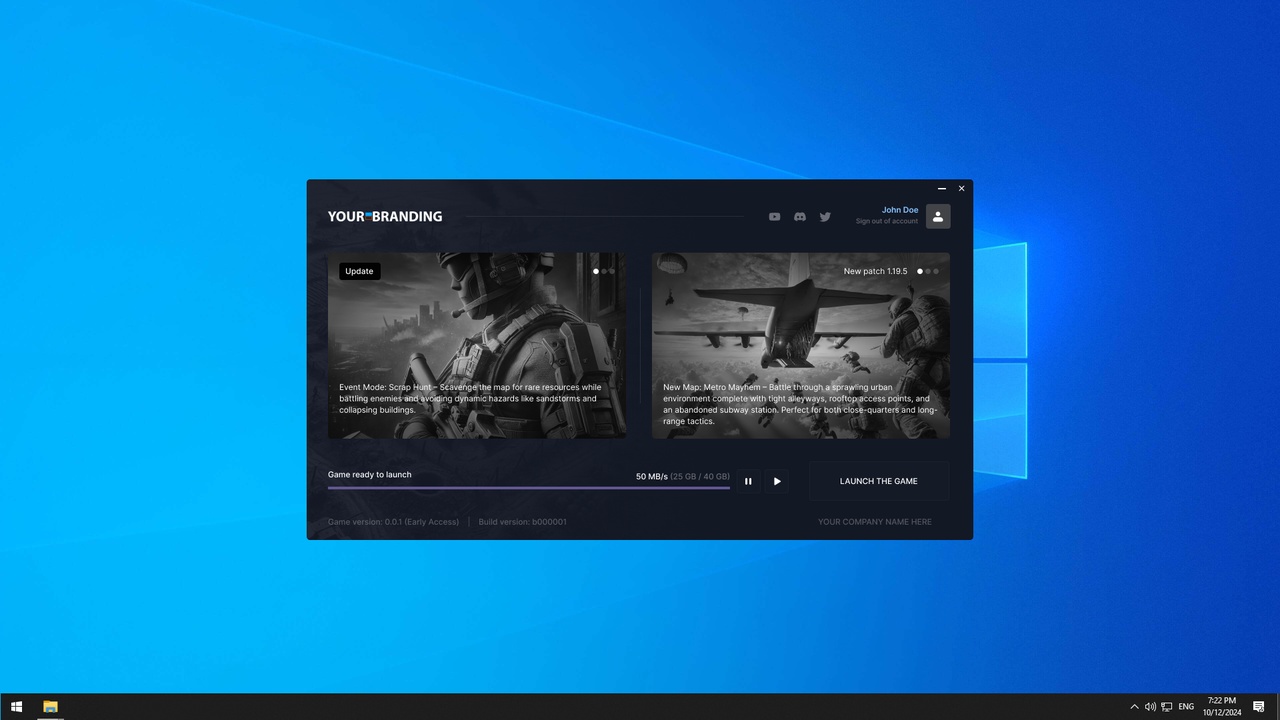 Media 1 for listing Game/Application Launcher - Desktop System
