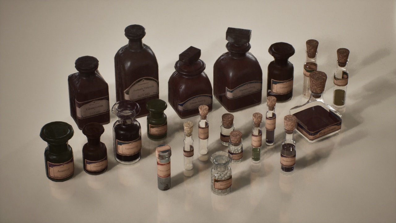 Media 1 for listing Antique Apothecary Bottles