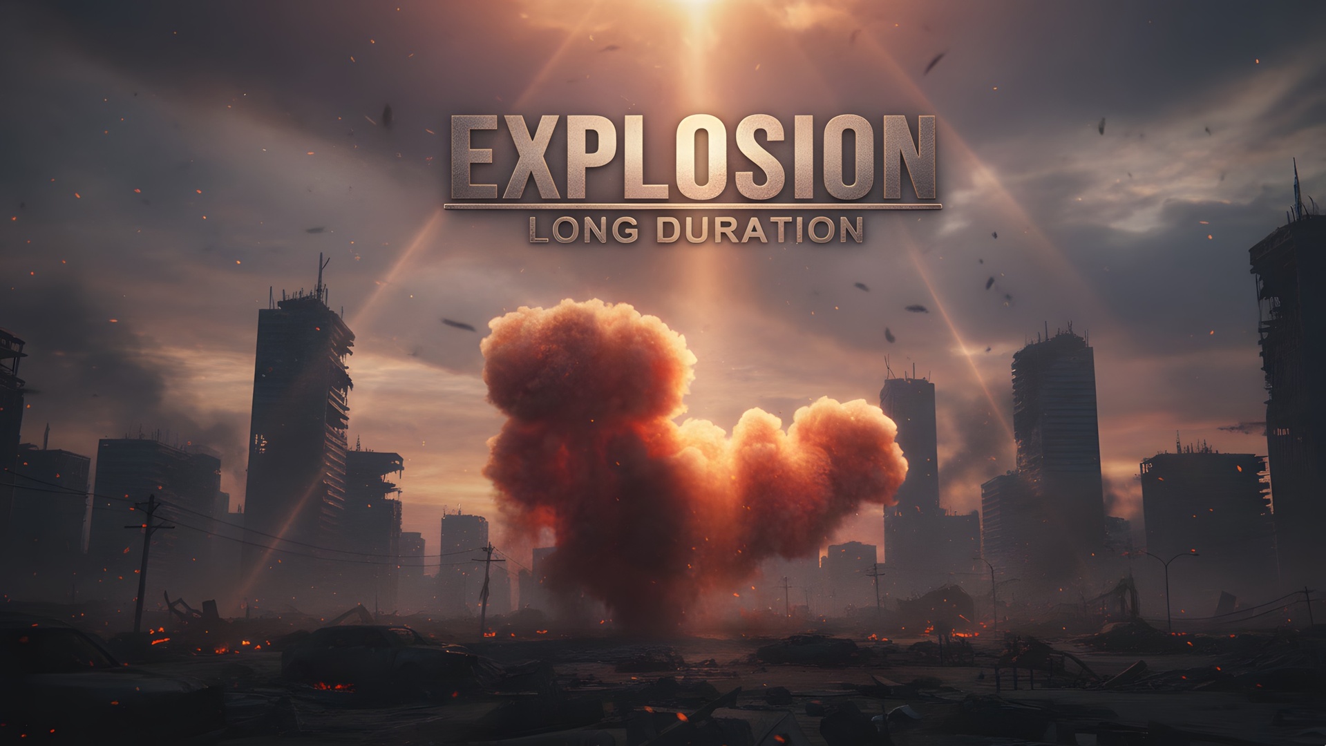 Media 1 for listing Explosions Long Duration Vdb Effects Pack