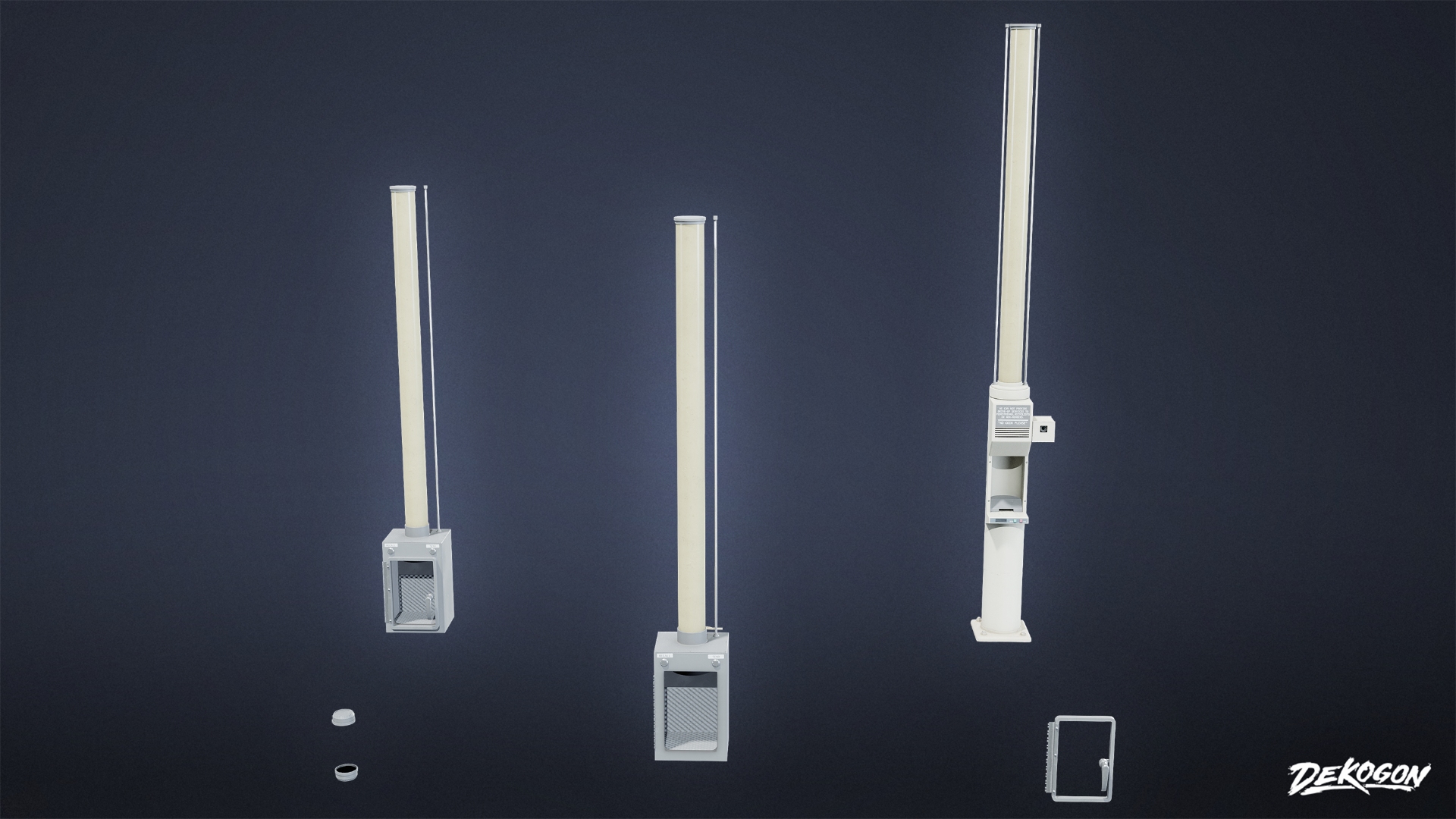 JOBSITE - Bank Pneumatic Tubes - PBR Game Ready | Fab