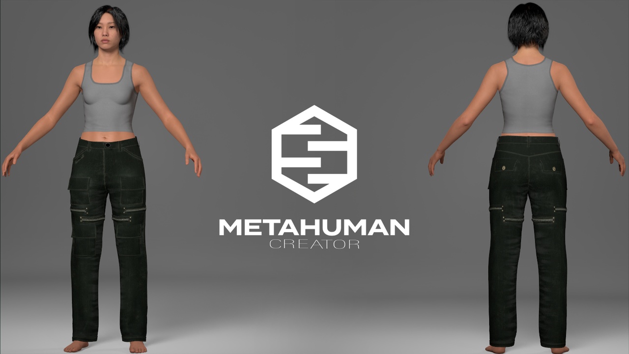 Media 1 for listing Biker's Pants Metahuman Wardrobe cloth