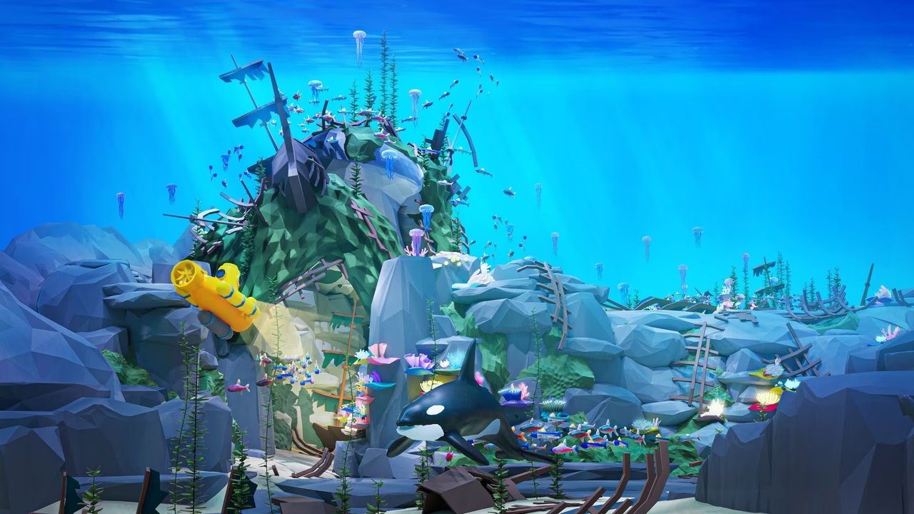 Média 1 pour l'article Underwater World - Low Poly 3D Models Pack