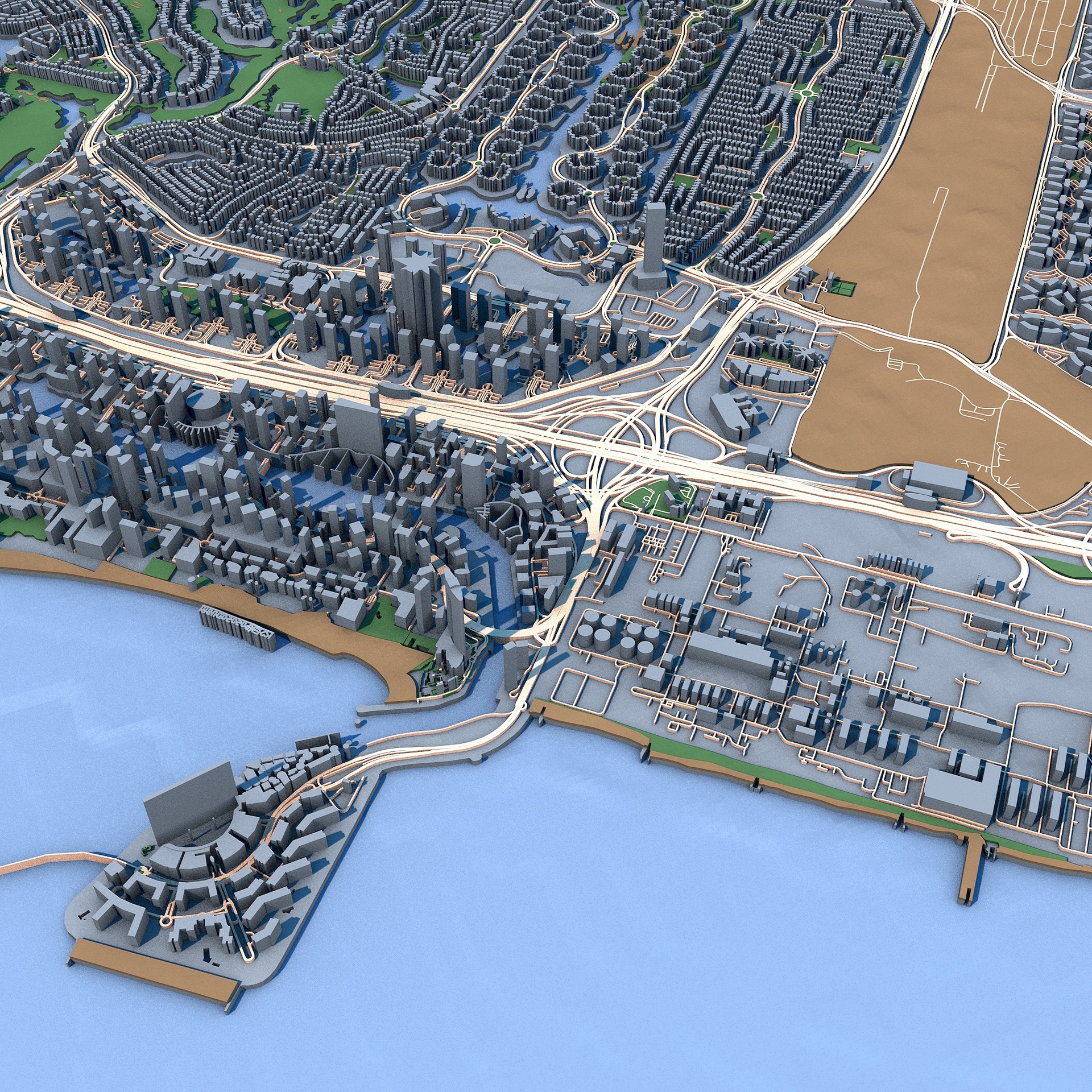 Media 1 for listing Dubai Marina United Arab Emirates 3D Model