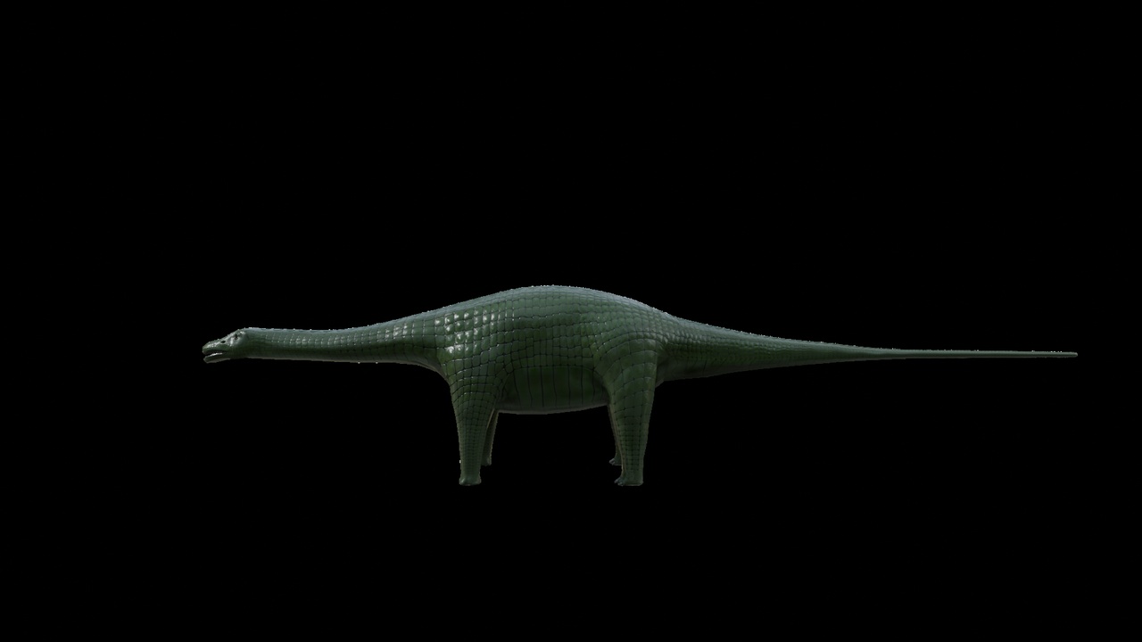 Media 1 for listing Brontosaurus Low Poly Animated
