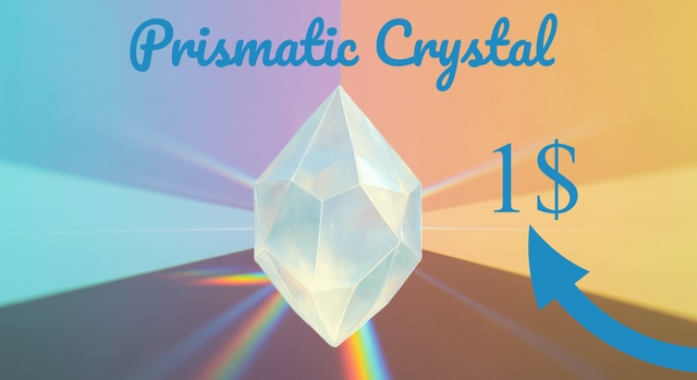 Prismatic Crystal – High-Resolution 3D Model — Cobalt Game Assets