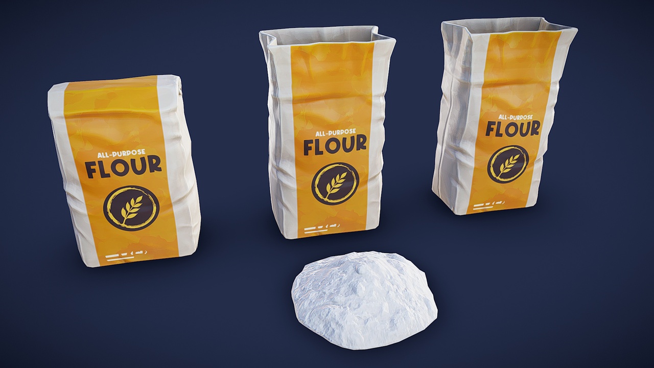 Media 1 for listing Stylized Flour - Game Ready