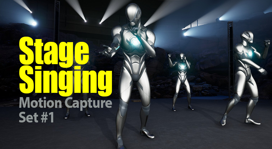 Animation De Performance Singing Performance - Animation Set #1 | Fab