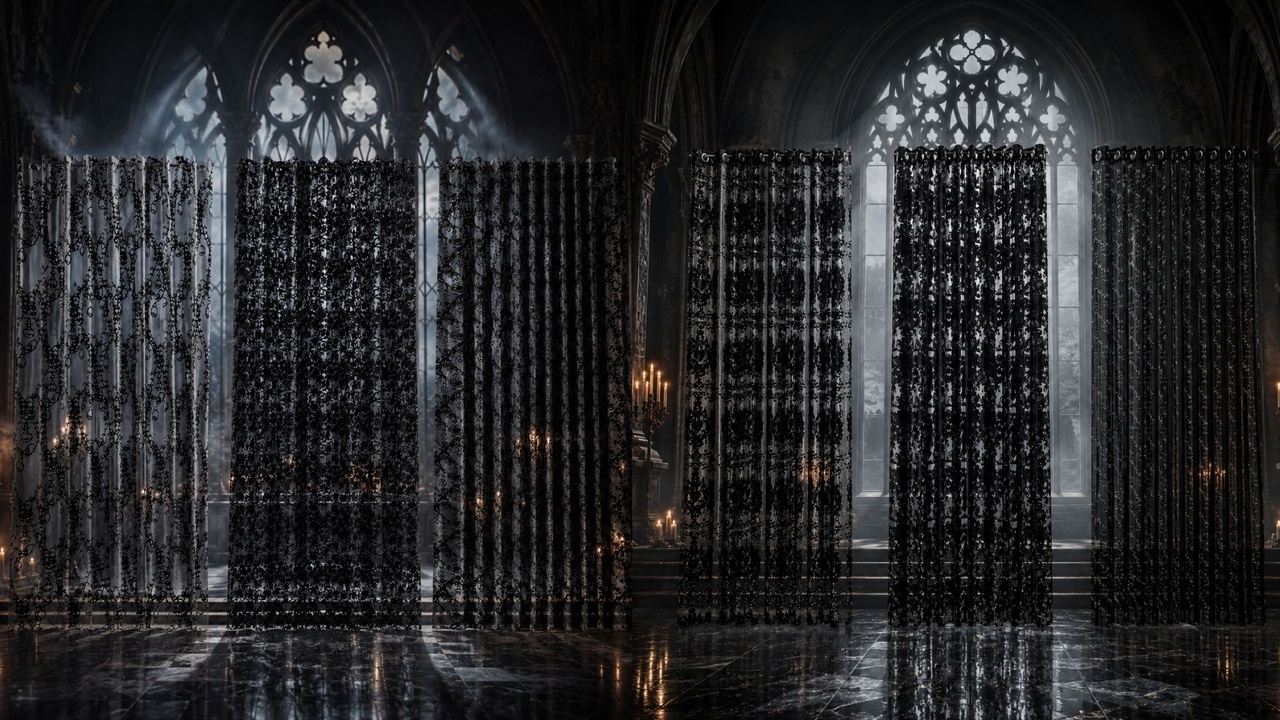 Media 1 for listing Premium Gothic Curtain Material
