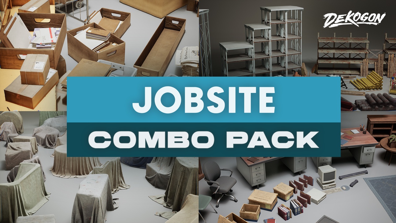 Jobsite COMBO PROP PACK (VOL 1-6) 제품 등록을 위한 미디어 1개