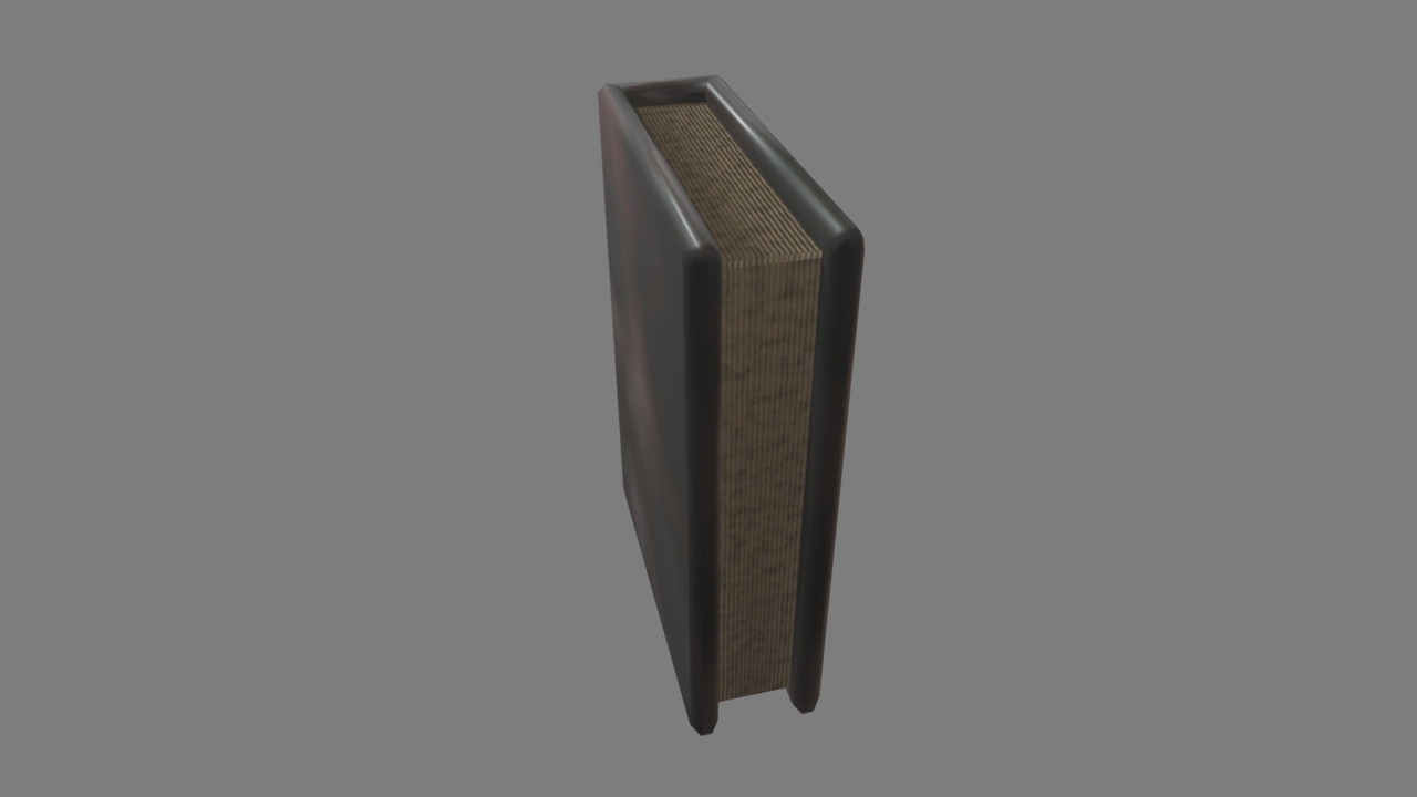 Multimedia 1 dla listy Book low poly (Dark Academia/Fantasy Collection)