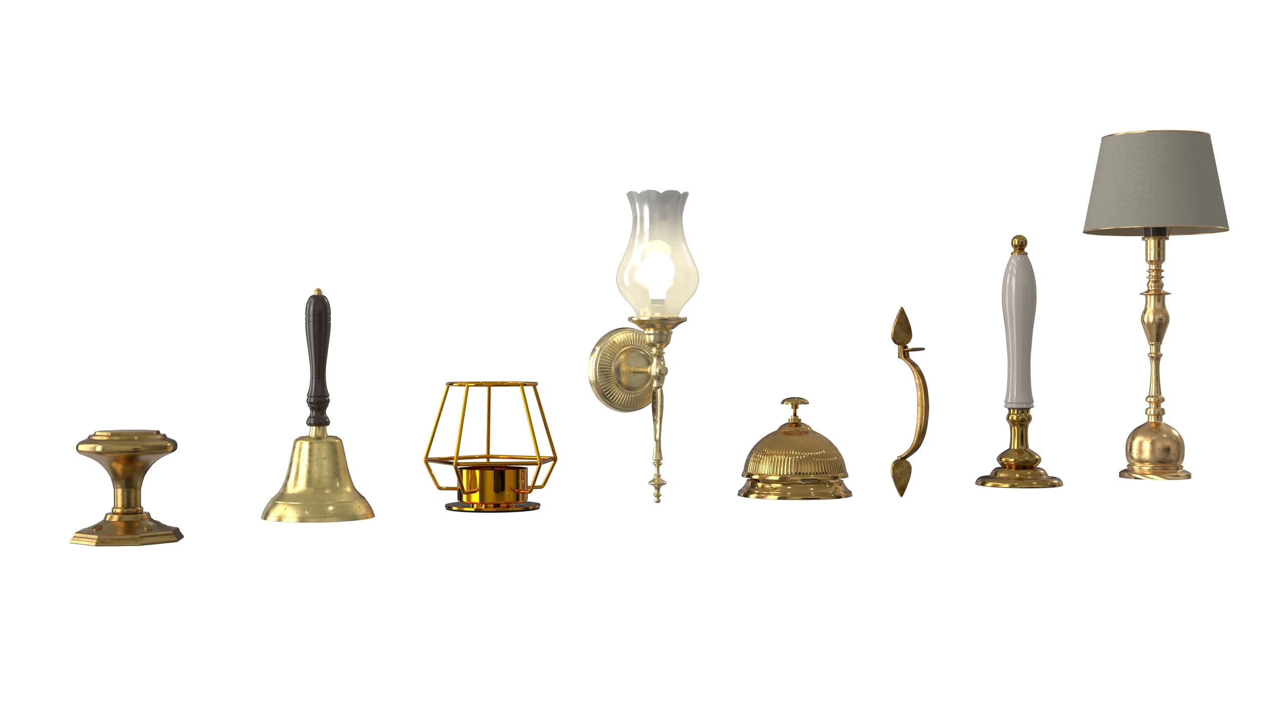 Media 1 for listing Brass 3D Model Collection