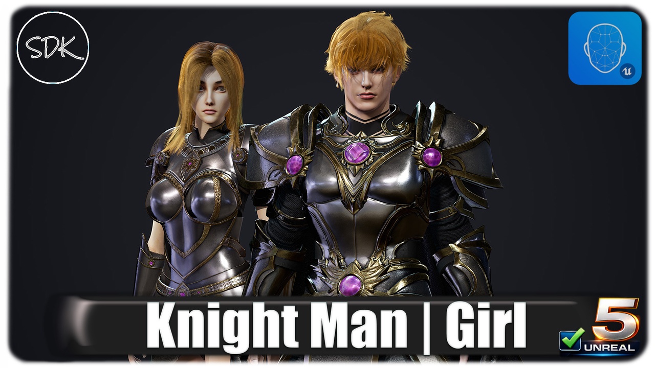 Media 1 for listing Knight Man | Girl 2