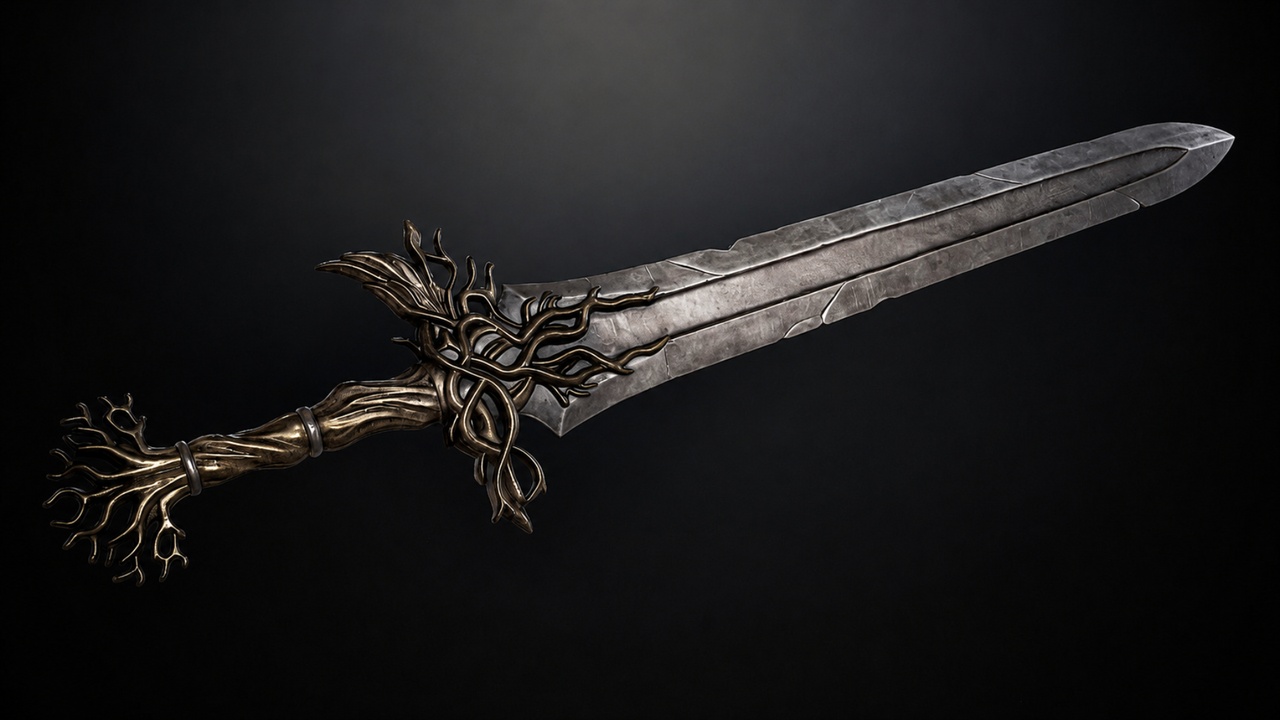 Media 1 for listing Glory Sword | Fantasy Game Ready Weapon