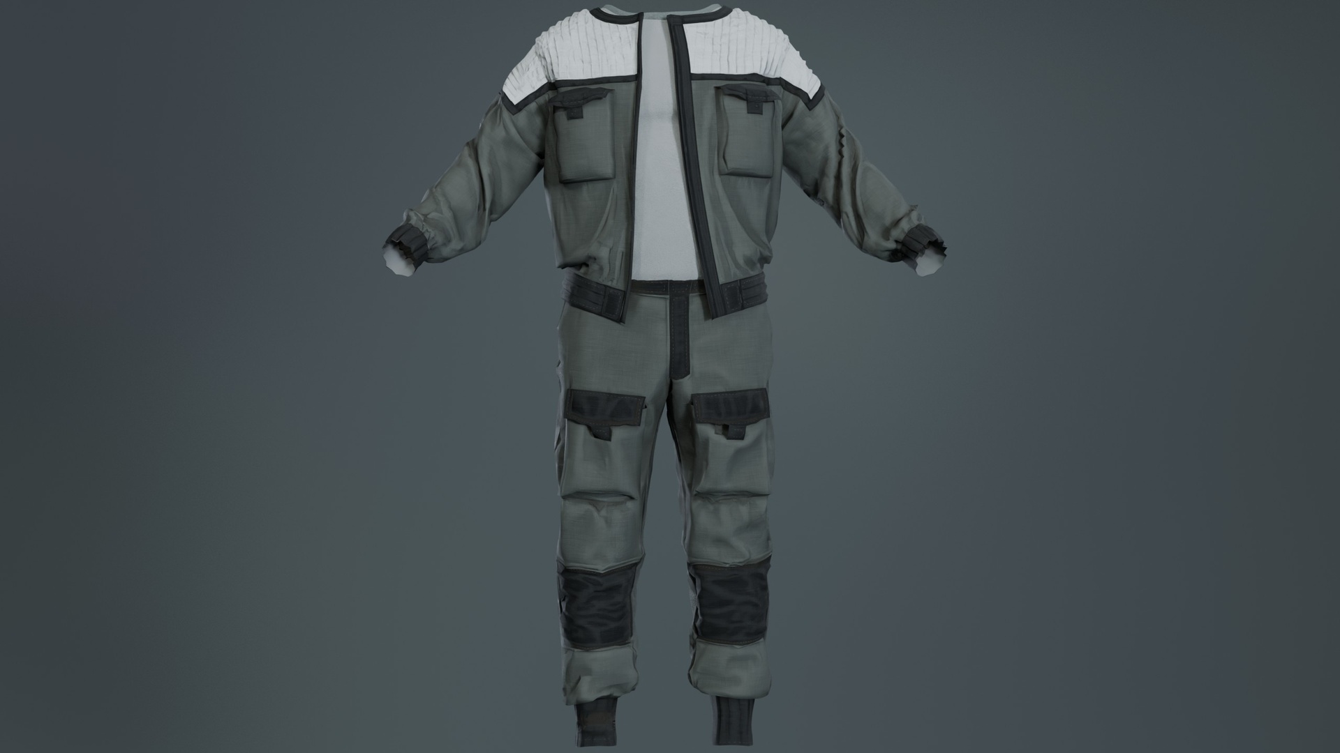 Media 1 for listing Complete Cargo Outfit with Jacket - MetaHuman Rigged UE 5.6x Parametric - MHPKG