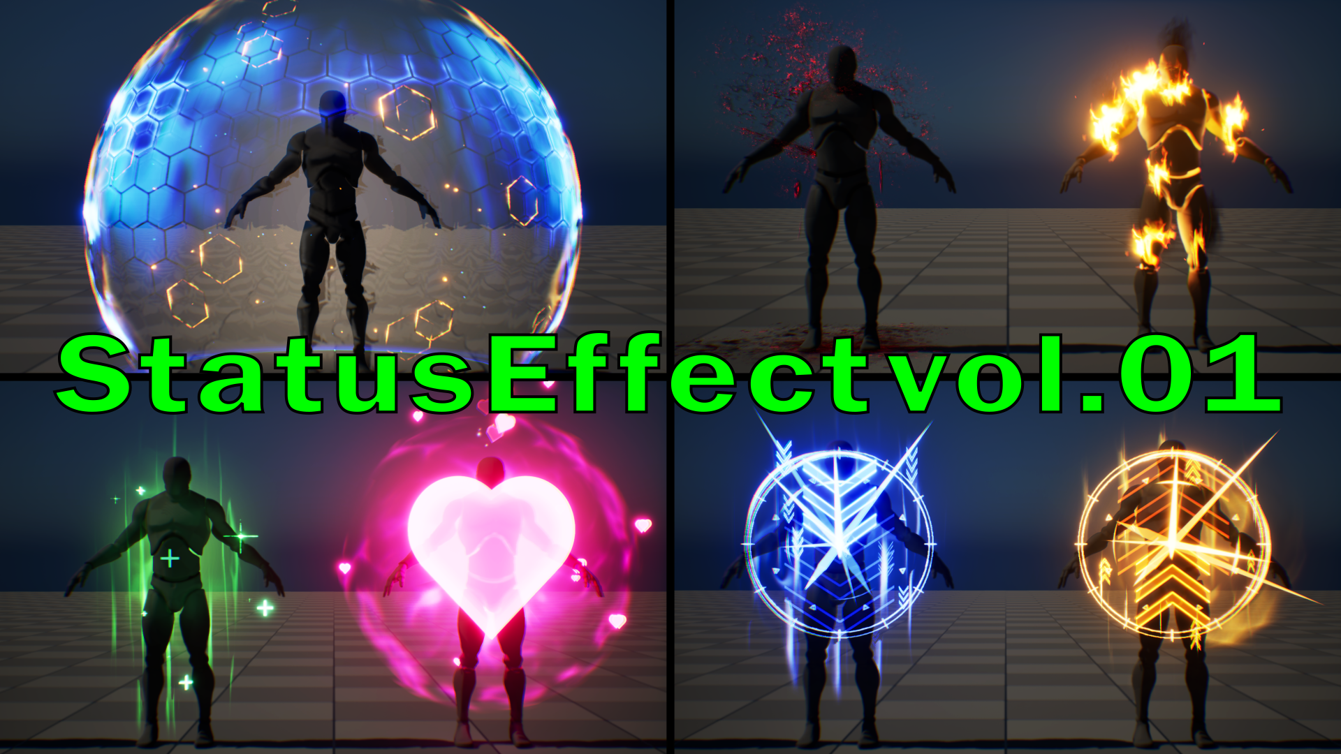 VFX Niagara StatusEffect vol.01 | Fab