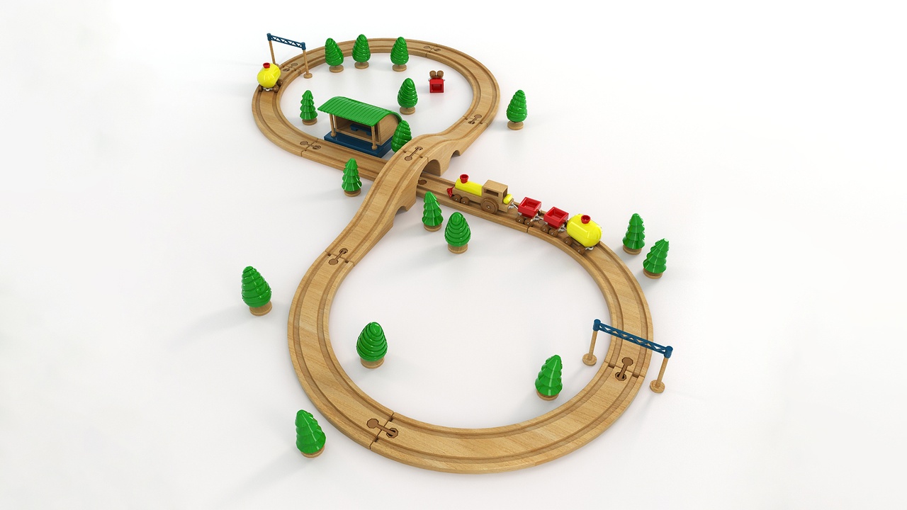 Media 1 for listing Children's Railway Toy