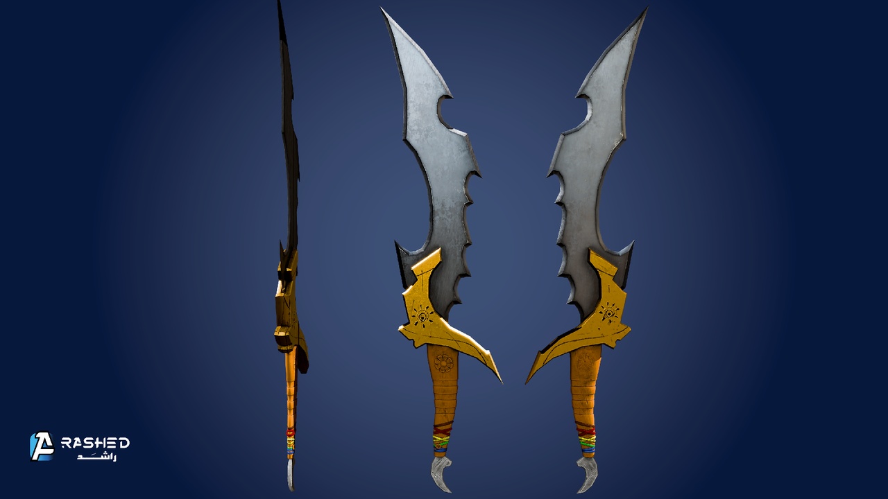 Media 1 for listing Stylized Fantasy Swords | Game Ready | سيف ستايلز خيالي