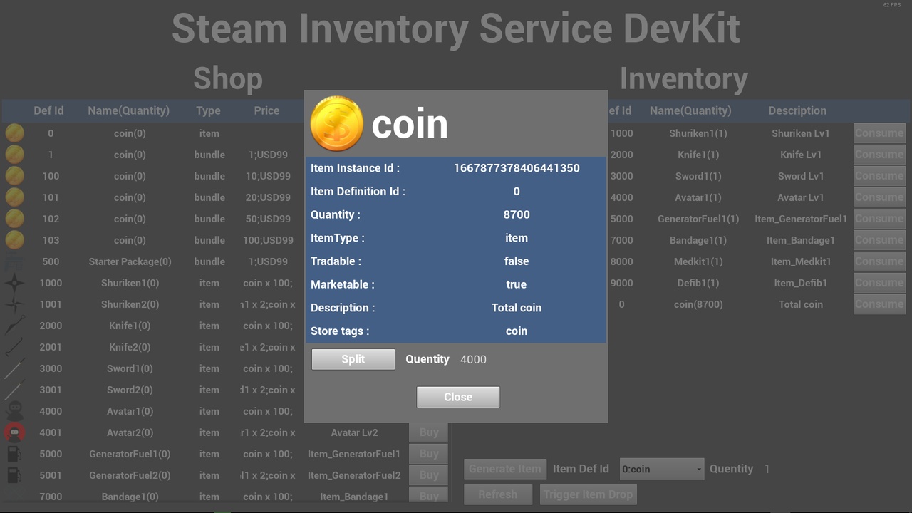Media 1 for listing Steam Inventory Service Plugin