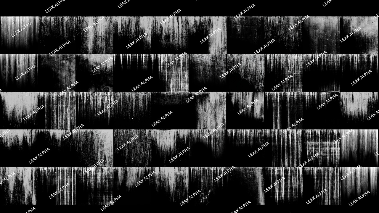 Media 1 for listing 50 Realistic Leak Decals Vol.01 | 4K Smart Material Pack for Unreal Engine