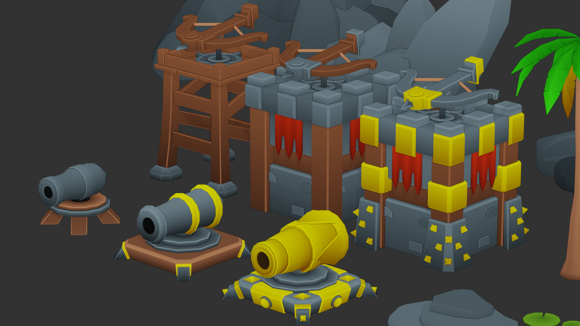Medieval Stylized Asset Pack | Fab