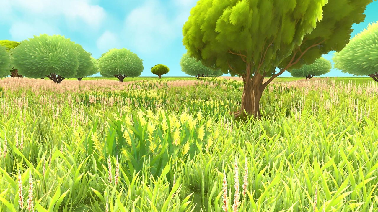 Media 1 for listing Grass Plants Mega Pack Mobile Ready Winter Snow Bush Stylized Cartoon