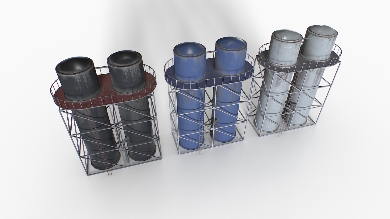 Media 1 for listing Old and Rusty Water Tanks 2