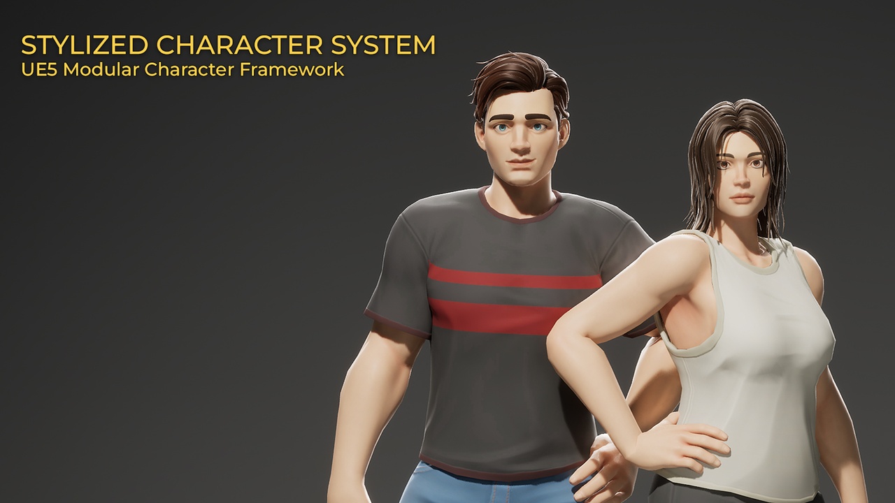 Media 1 for listing Stylized Character System - Starter Pack