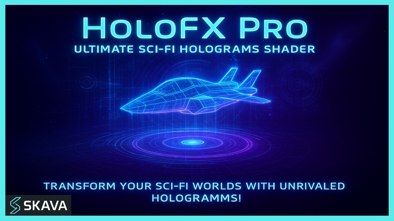 Media 1 for listing HoloFX Pro: Ultimate Sci-Fi Holograms Shader
