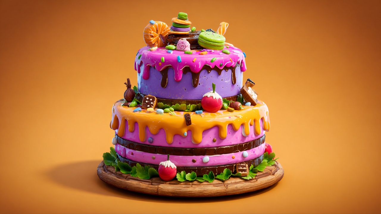 Media 1 for listing FREE Stylized Cakes Pack🎂