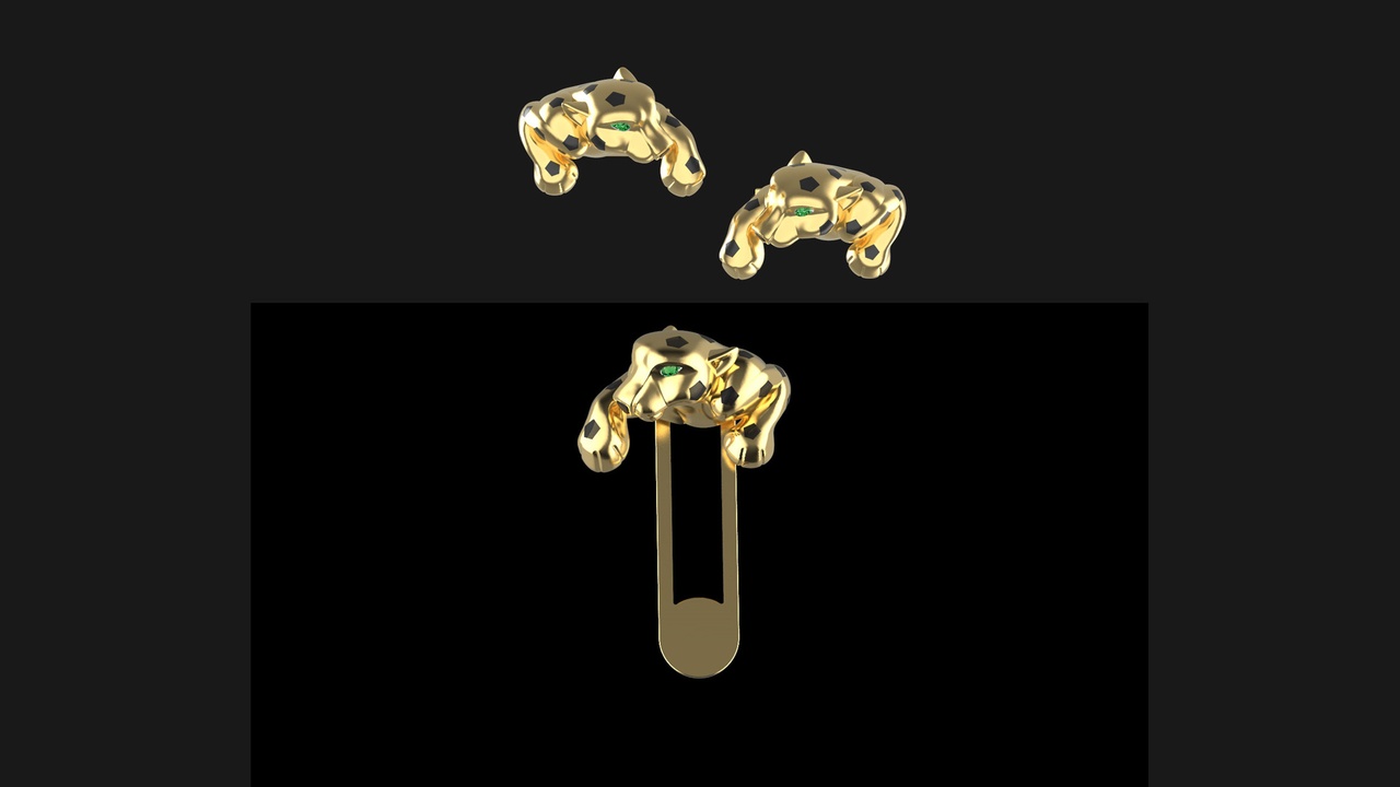 Media 1 for listing cufflinks and brooch