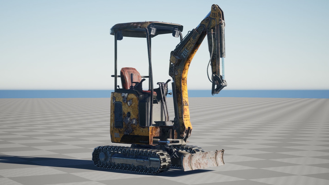 Zb Crawler Machine ZBL Mini Excavator v3 | Fab