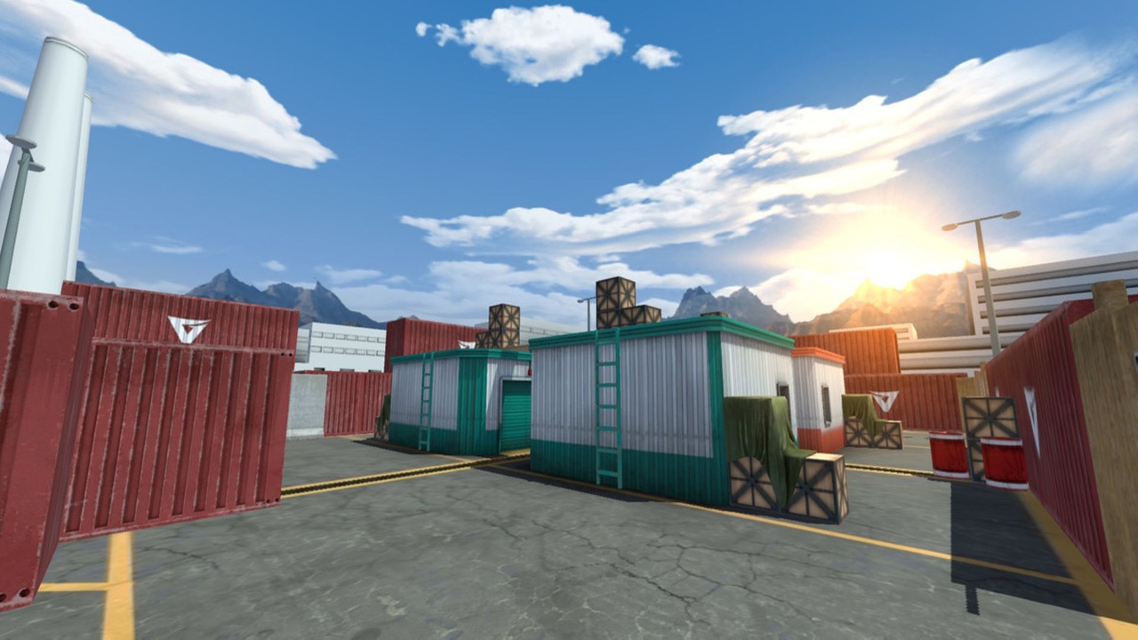 Media 1 for listing Mobile FPS Game Environment Map ice world low poly
