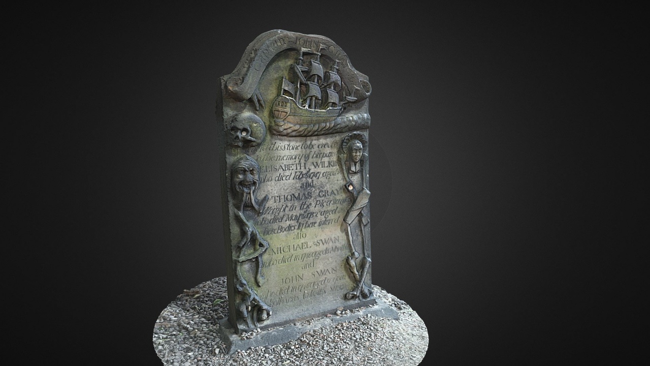 Media 1 for listing Captain John Gray gravestone