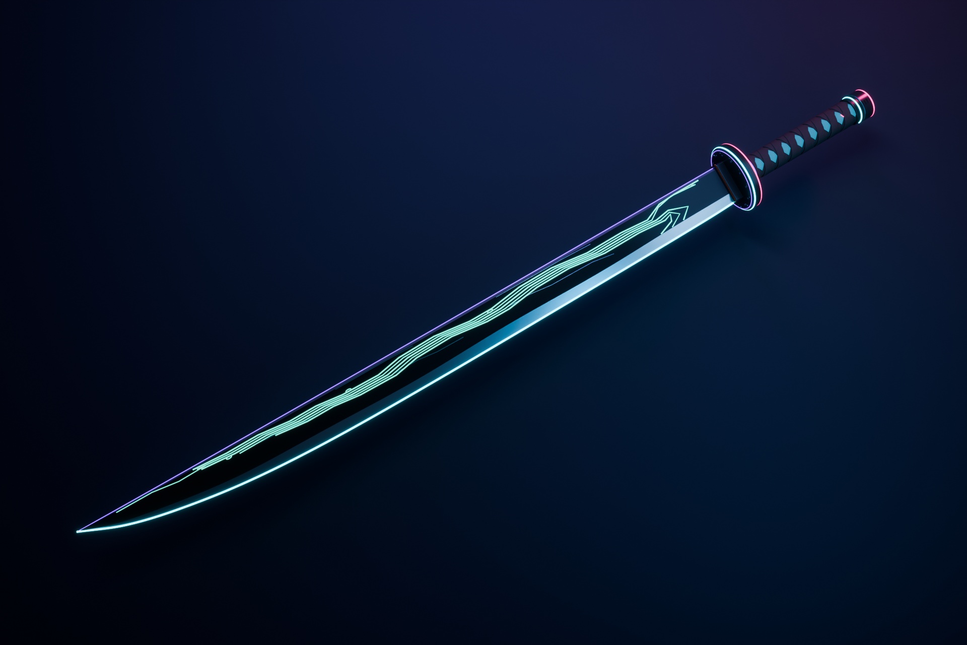 Media 1 for listing Stylized Katana 3-Pack | 风格化武士刀3件套
