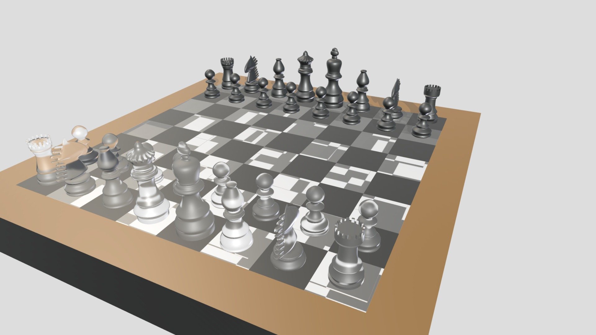 unique designer chess game | Fab