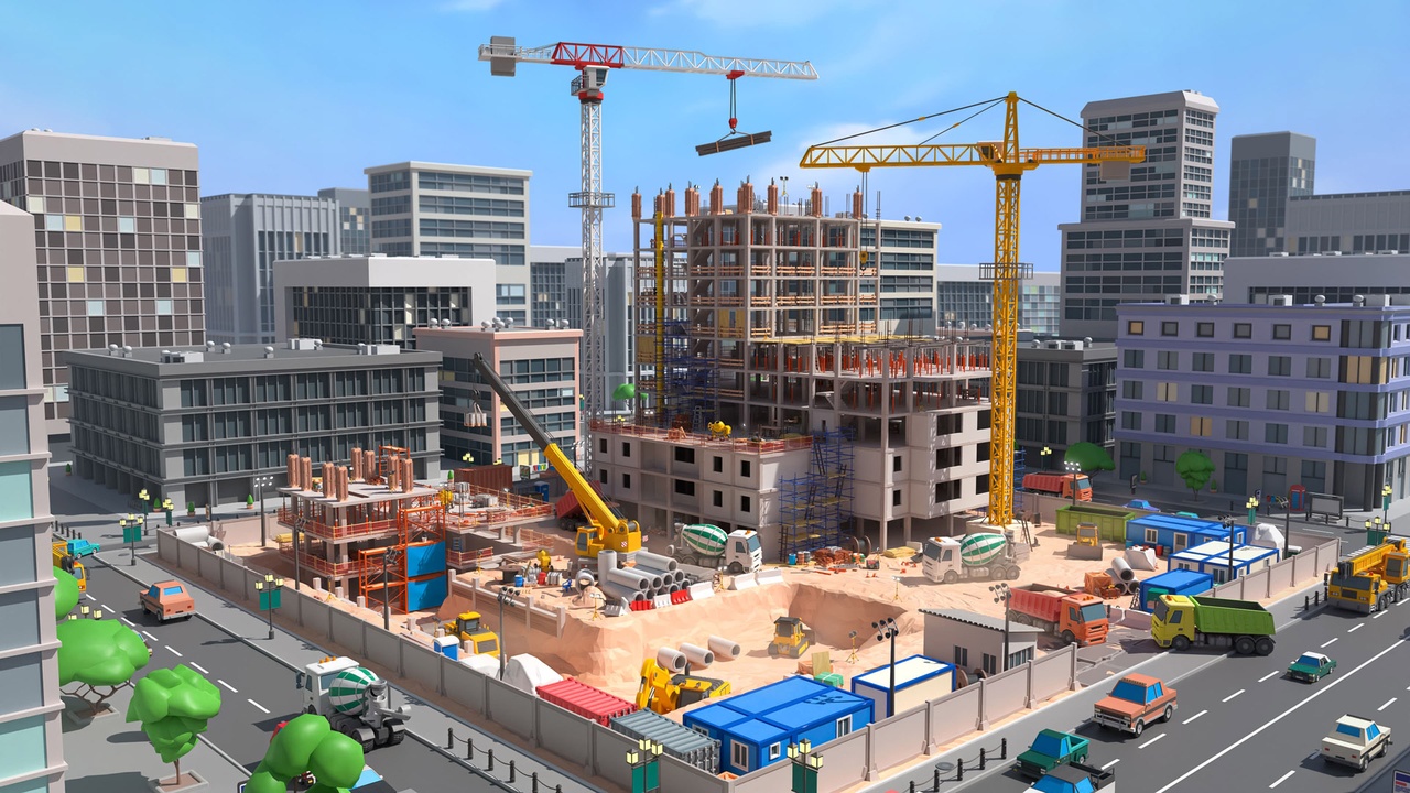 Media 1 for listing Construction - Low Poly 3D Models Pack