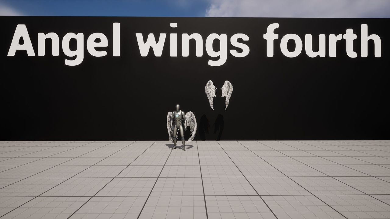 Media 1 for listing Animated angel wings fourth