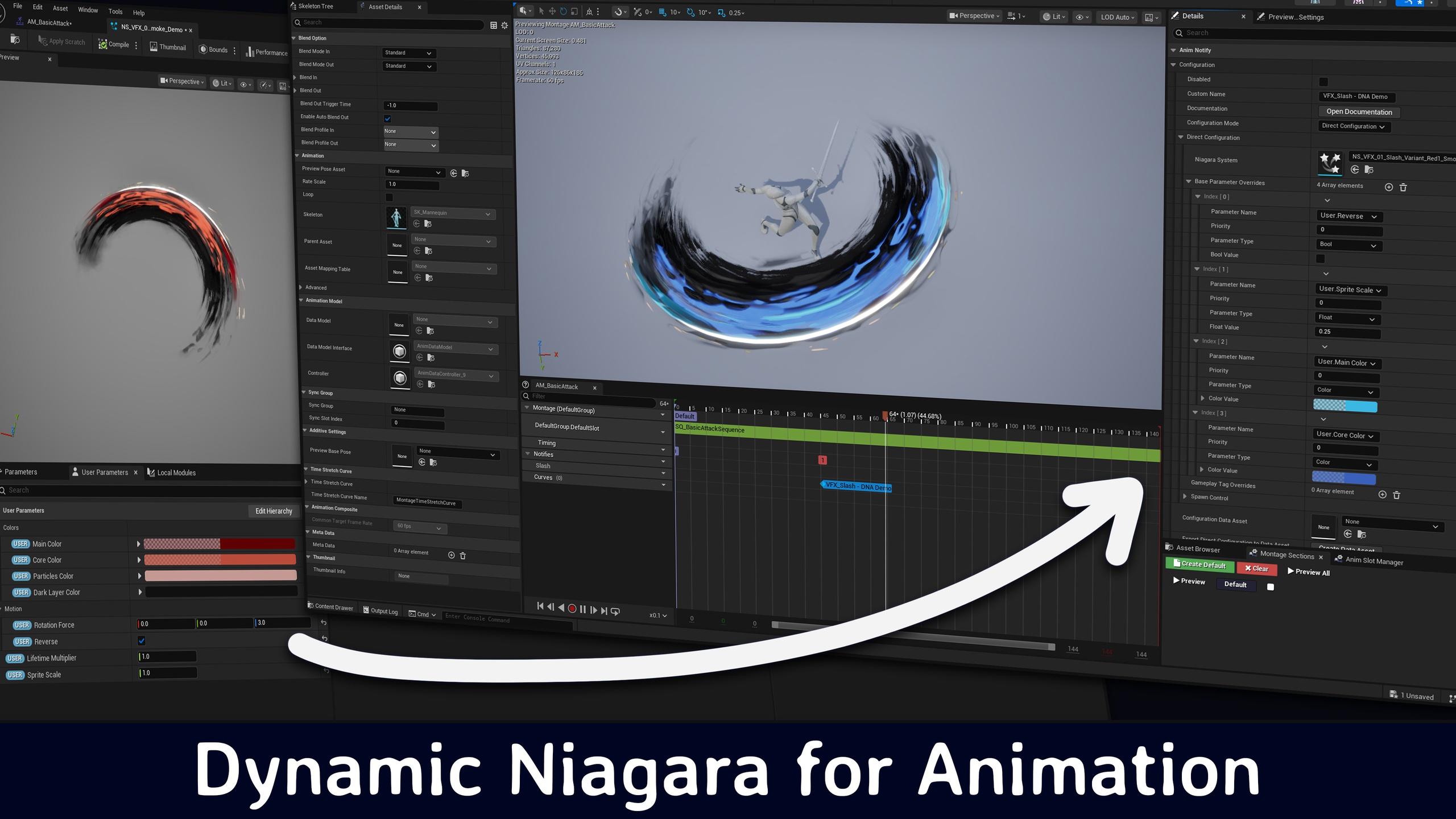 Media 1 for listing Dynamic Niagara for Animation