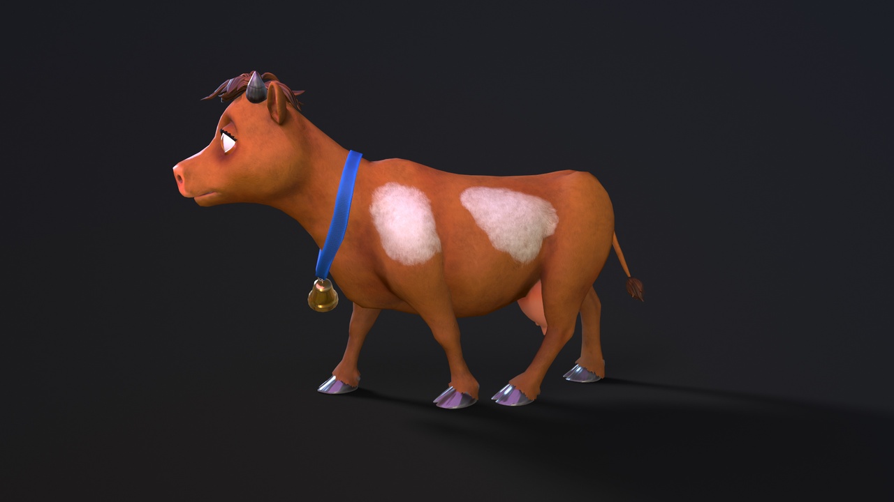 Media 1 for listing Animated Cow