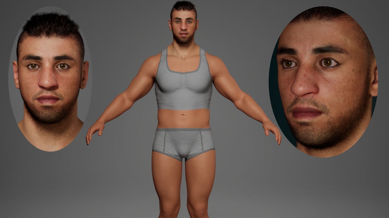 Media 1 for listing Editable MetaHuman handsome guy - Nick.With hair, no clothing included.