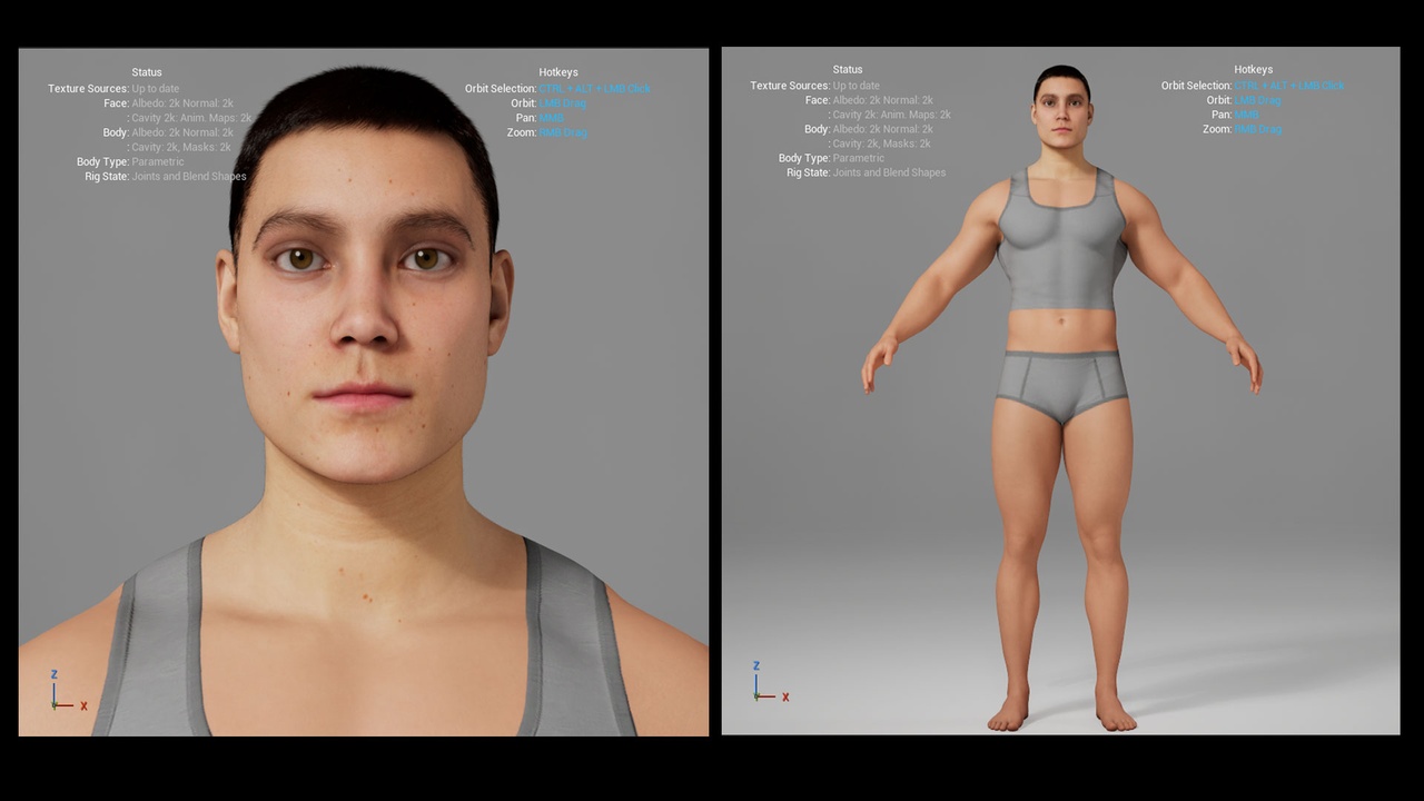Media 1 for listing Man 3 - Editable Metahuman Character