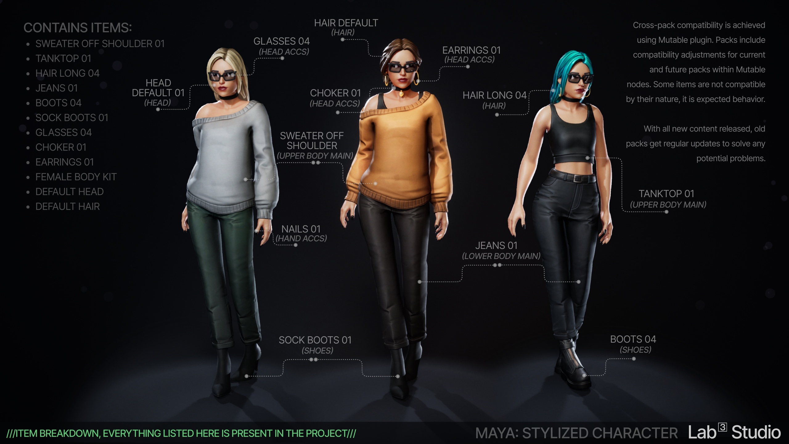 Media 1 for listing Maya: Stylized Character