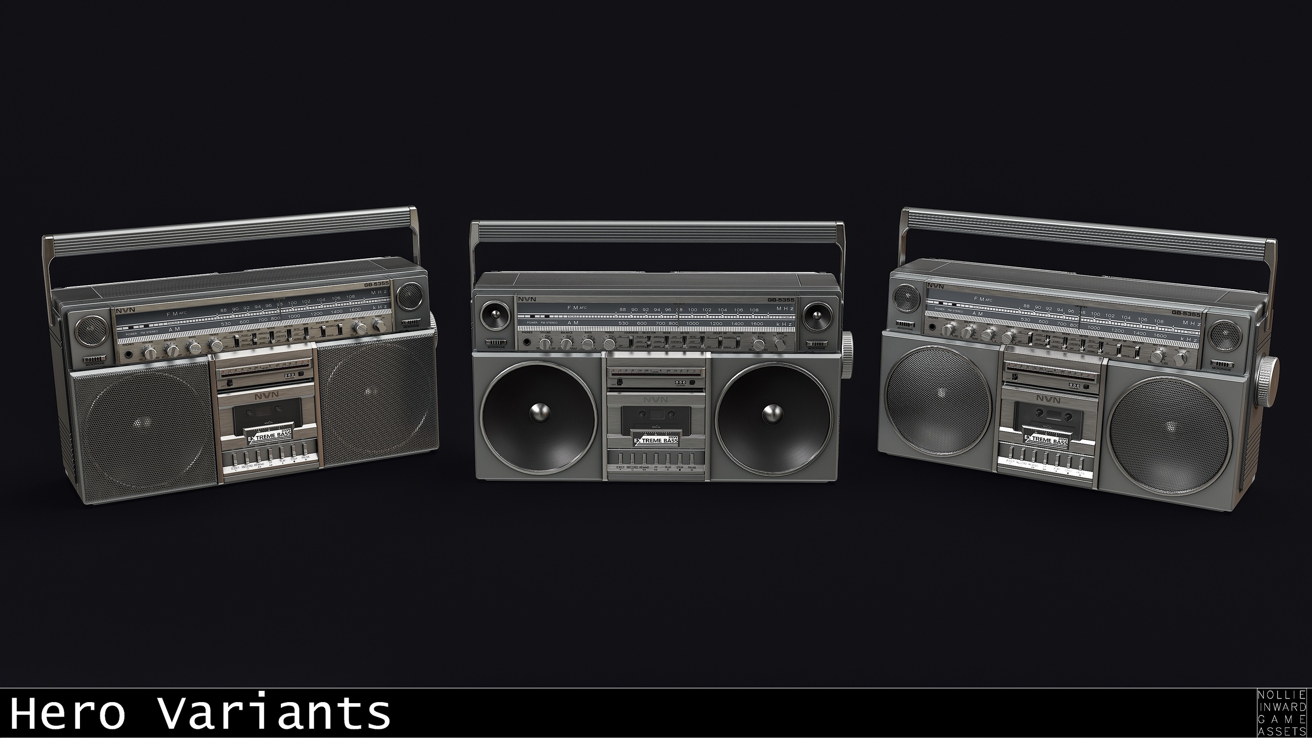 出品80s Boombox A Silver Clean - Hero Propのメディア1