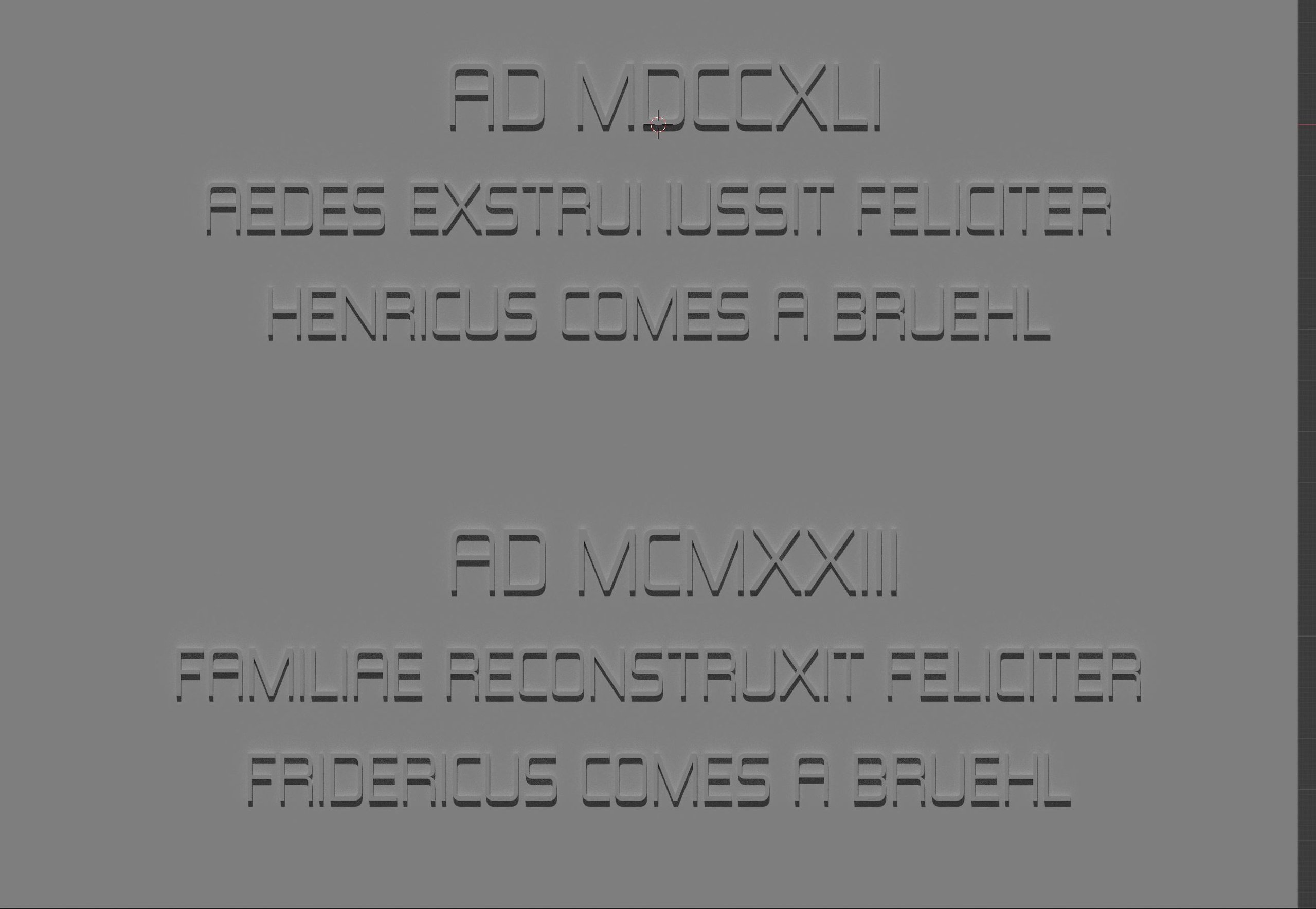 Media 1 for listing Latin Inscription Relief