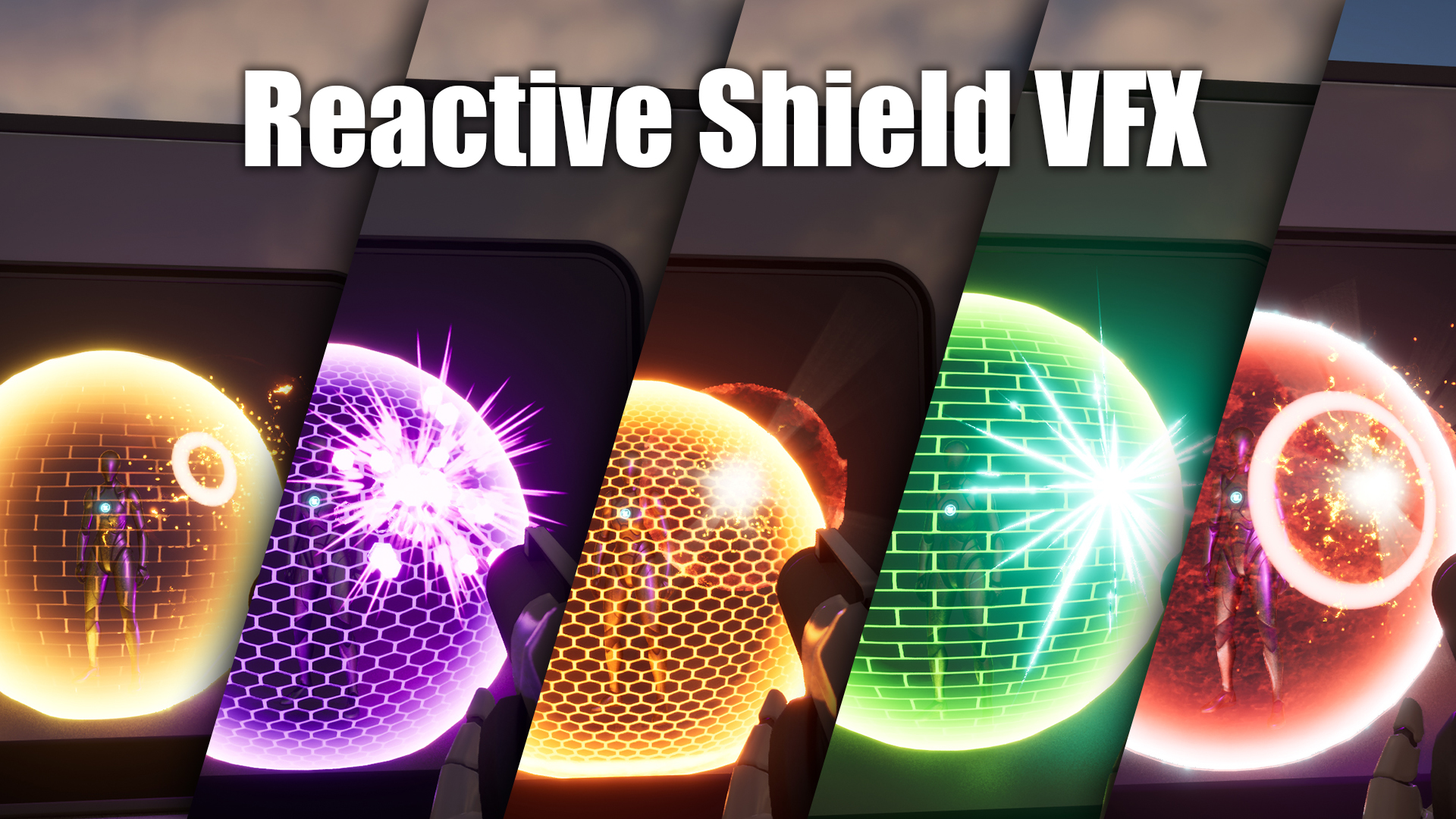 Reactive Shield VFX Pack | Fab