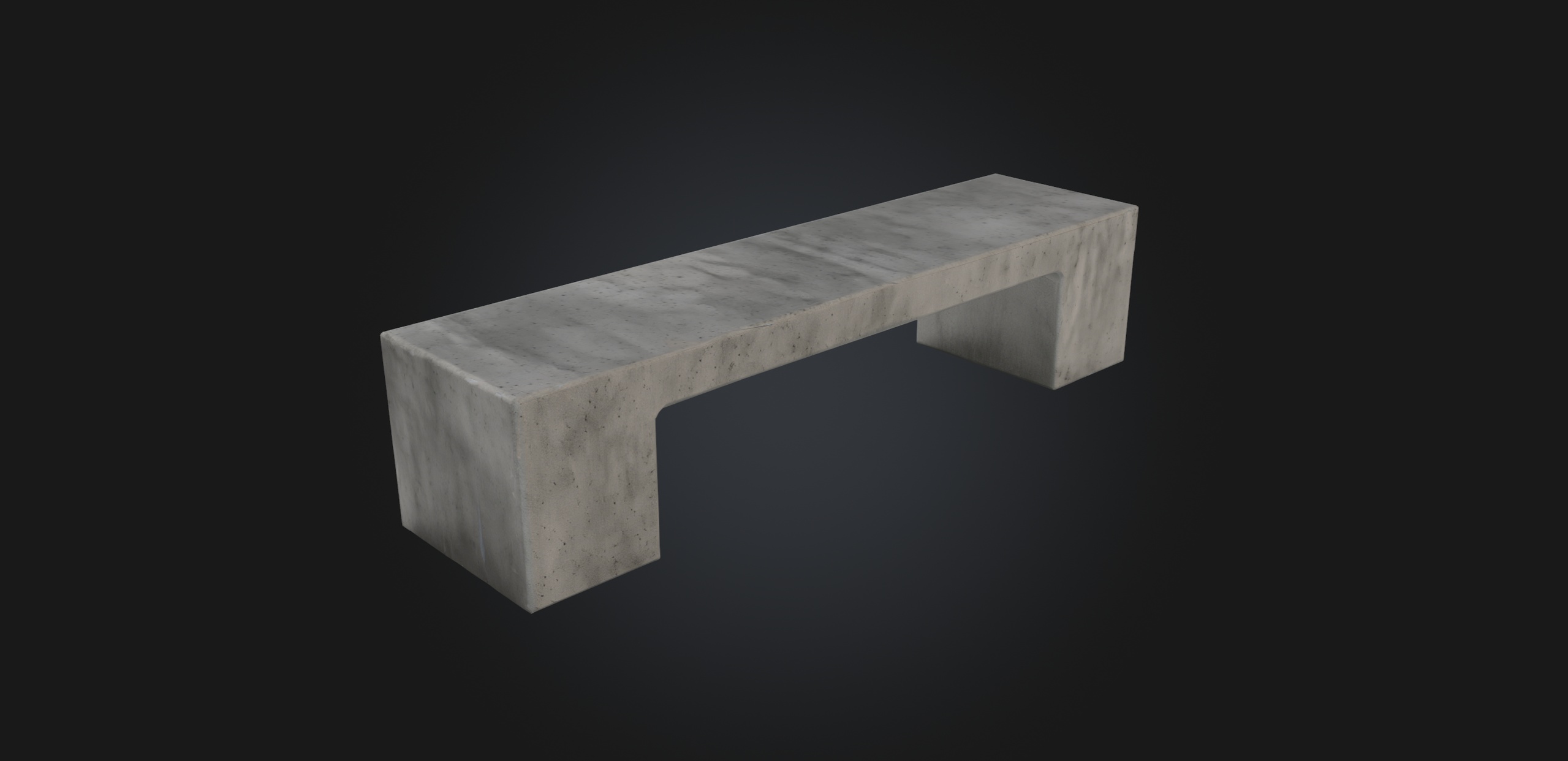 Media 1 for listing Modern Concrete Terminal Bench (4K PBR)