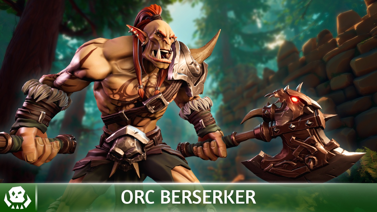 Media 1 for listing Stylized Orc Berserker