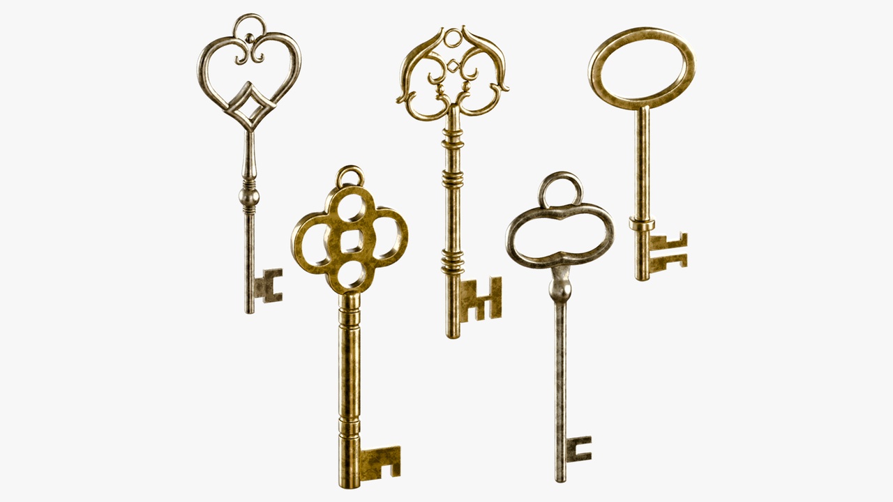 Media 1 for listing Vintage keys collection