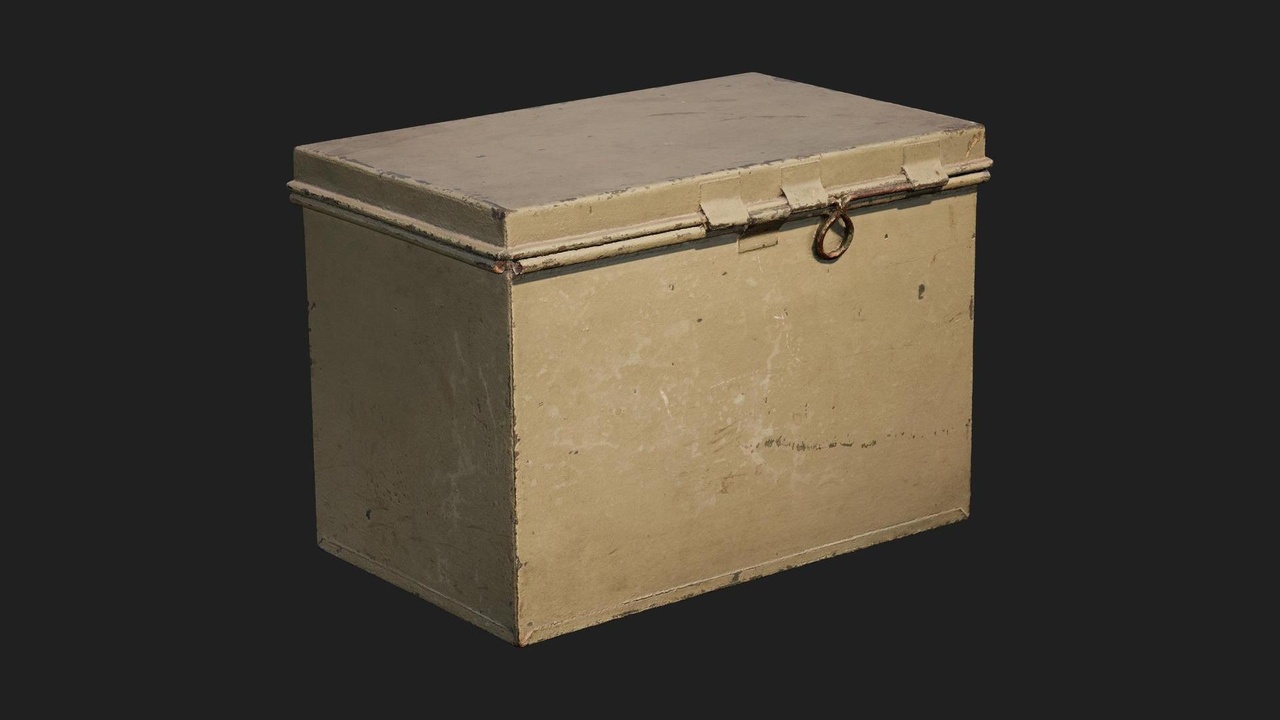 Media 1 for listing Military Trenches Storage Box Metal S